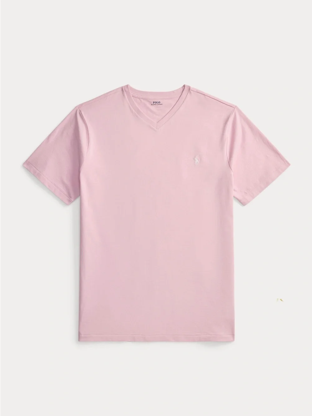Polo by Ralph Lauren Men’s Light Pink V-Neck Polo Shirt